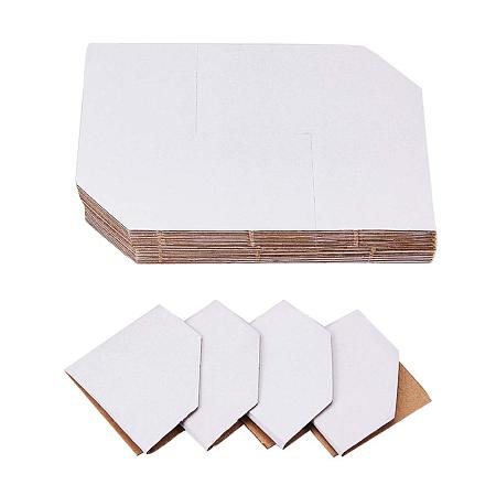 PandaHall Elite 50pcs Cardboard Frame Corner Guard Protectors for Art Paintings, Picture Frames, Photos, Paper Stacks(5.1 x 5.1 inches)