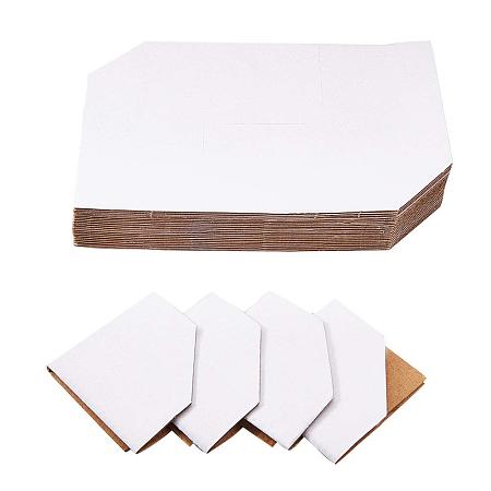 PandaHall Elite 50pcs Cardboard Frame Corner Guard Protectors for Art Paintings, Picture Frames, Photos, Paper Stacks(5.9 x 5.9 inches)