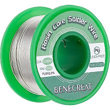 BENECREAT 0.8mm 150g Solder Wire, 131Ft Rosin Core Solder Wire for Electronics Soldering DIY Repair Tiny Solder