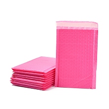 Honeyhandy Self Seal Poly Bubble Mailer, Bubble Lined Bags, for Shipping/ Packaging/Mailing, Rectangle, Fuchsia, 7-1/8x5-1/8x1/8 inch(18x13x0.4cm)