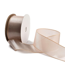 20 Yards Polyester Ribbon, for Gift Wrapping, PeachPuff, 1-1/2 inch(38mm), about 20.00 Yards(18.29m)/Roll