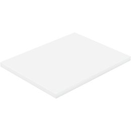 BENECREAT White Plastic Board, 7.9x5.9inch Plastic Sign Board Sheets, Ideal for Signage Displays and Craft Projects, 1cm Thickness