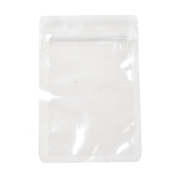 Food grade Transparent PET Plastic Zip Lock Bags, Resealable Bags, Rectangle, Clear, 15x10x0.016cm, Unilateral Thickness: 3.1 Mil(0.08mm)