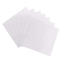PandaHall Elite 12pcs Thin Aluminum Practice Sheets Unplanted Aluminum Panel Plate Metal Craft Pack for Jewelry Making Hand Stamping Embossing Etching, 5.9”x 5.9”
