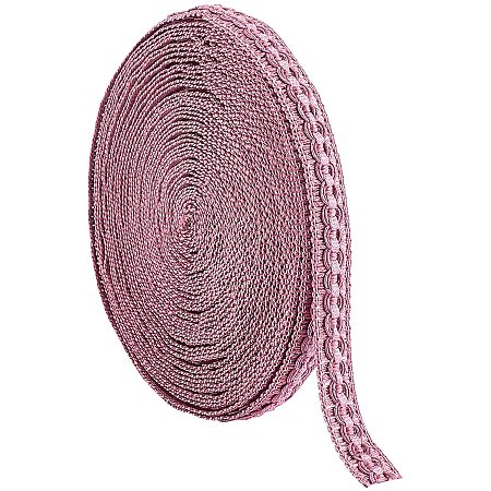 PandaHall Elite 11.5~12m 20mm Polyester Gimp Braid Trim for Costume DIY Crafts Sewing Jewelry Making Curtain Decoration Costume Accessories, Orchid