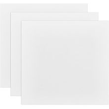 BENECREAT 3Pcs 12x11inch White Ceramic Fiber Rectangle Paper, Microwave Kiln Papers for DIY Fusing Glass Jewelry Ceramic Crafts, 2mm Thick