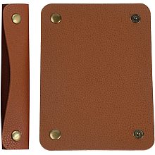 GORGECRAFT 2PCS Purse Handle Cover Wraps Brown Wallet Leather Handle Protector Strap Covers for Handbags Craft Strap Making Supplies