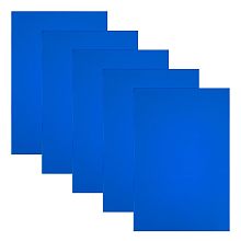 PandaHall Elite 5 Pack Colored Acrylic Sheets 3mm Transparent Cast Sheets Translucent Blue Plastic Sheets Laser Cutting Panels for DIY Crafts Picture Frame Signs Display Projects, 7.1x4.7inch