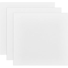 BENECREAT 3Pcs 12x11inch White Ceramic Fiber Rectangle Paper, Microwave Kiln Papers for DIY Fusing Glass Jewelry Ceramic Crafts, 2mm Thick