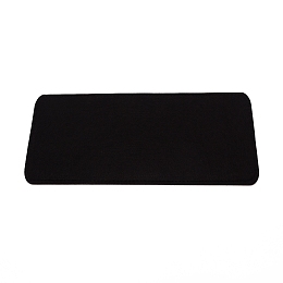 PandaHall Elite Rectangle Felt Bag Bottom, for Knitting Bag, Women Bags Handmade DIY Accessories, Black, 13.1x30.5x0.6cm