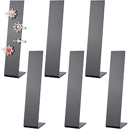 PandaHall Elite 6pcs Hair Clip Display Stand, 8 Inch Hairpin Display Holder L-Shaped Hairpin Organizer Stand Holder Barrette Display Stand Holder Hair Clip Stand Holder for Shop Merchant