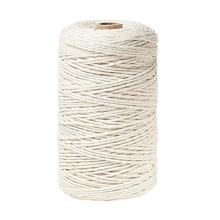 PandaHall Elite 2mm Cotton Twine String, 320 Yards Cotton Macrame Cord String for Crafts, Gift Wrapping Twine, Arts & Crafts, Home Decor, Gift Packaging