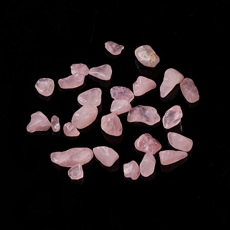 Honeyhandy Natural Rose Quartz Chip Beads, No Hole/Undrilled, 5~10.5x5~7x2~4mm