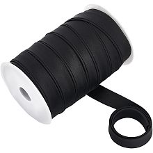 NBEADS About 54.7 Yards Bias Tape, 0.83 Inch Double Fold Bias Tape Bias Binding Flat Nylon Ribbons for Sewing Quilting Binding Hemming, Black