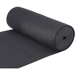 BENECREAT 7.8 Inch x 4.35 Yard Black Elastic Band Flat Stretch Strap Fabric Band for Sewing and DIY Crafting