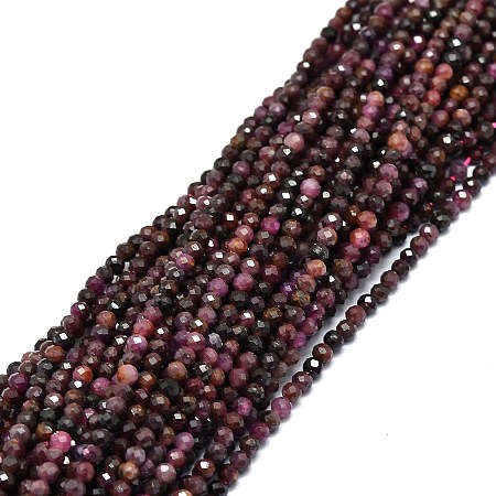 Natural Ruby Beads Strands, Chip, 3mm, Hole: 0.5mm, about 136pcs/strand, 15.94''(40.5cm)