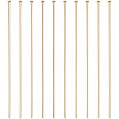 100Pcs Flat Head Pins For Jewelry Making, Stainless Steel Flat Head Pins  Jewelry Head Pins For Diy Earring Bracelet Necklace Craft