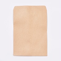 Honeyhandy Kraft Blank Paper Envelopes, Rectangle, BurlyWood, 13.3x9cm, about 95~100pcs/bag