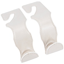 GORGECRAFT Microfiber Leather Hooks, Automotive Supplies, Floral White, 117x65x42mm