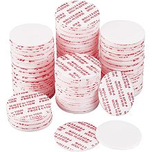 NBEADS 600 Pcs Pressure Sensitive Seals, 24mm Waterproof Foam Lid Liners Round Safety Tamper Resistant Jar Seals Bottle Seals for Cosmetic Plastic Glass Jar Lid Canning Vials, 1mm thick.