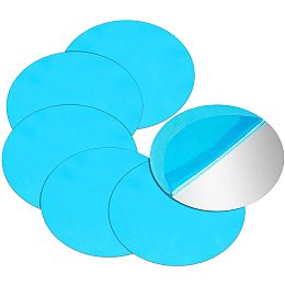 Pandahall Elite 6pcs Round Aluminium Sheet Thin Practice Panel Plate Metal Craft Plate Stamping Sheets for Laser Cutting Precision Machining Mould Making, 10x0.1cm/3.93x0.039