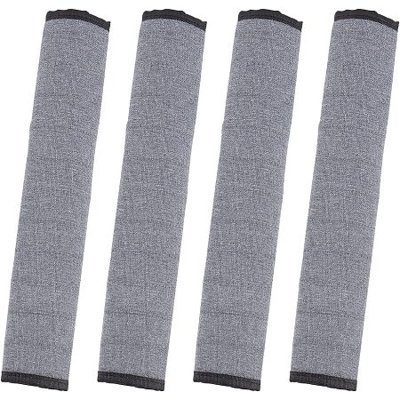 OLYCRAFT 4Pcs Grey Car Seatbelt Covers 12 Inch Universal Car Seat Belt Pads Cover Gray Seatbelt Shoulder Pad Cover Automotive Seatbelt Cover for Cars Trucks Accessories