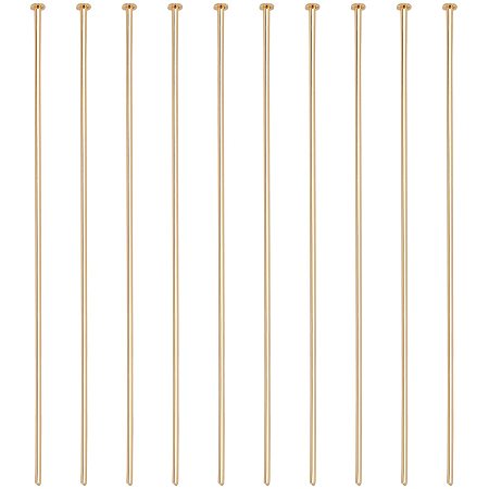100Pcs Flat Head Pins For Jewelry Making, Stainless Steel Flat Head Pins  Jewelry Head Pins For Diy Earring Bracelet Necklace Craft