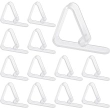 GORGECRAFT 24 Pieces Transparent Clear Tablecloth Clips Picnic Table Cloth Hold Down Clips Plastic Anti-Slip Tablecloth Clips for Outside Picnics Weddings Camping Restaurant (Clear)