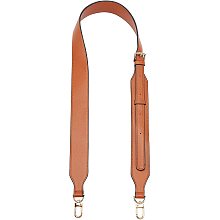 WADORN Adjustable Leather Purse Strap, 47.2 Inch Genuine Leather Shoulder Strap Replacement Strap Crossbody Bag Strap Handbag Handle 1.5 Inch Wide for Clutches Satchel Wallet, Brown