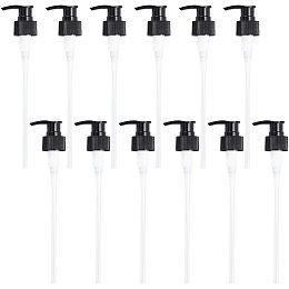 BENECREAT 12pcs Replacement Pumps 28-400 Dispenser Replacement Pumps for Soap Dispensers Black Plastic Dispenser Pumps for Soap, Lotion, Shampoo, Kitchen and Bathroom