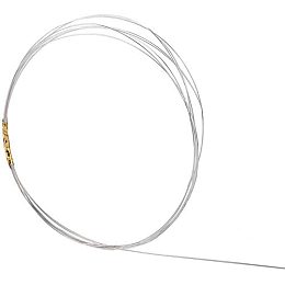 PandaHall Elite 6.5ft Armature Wire Metallic Cord Wire 925 Sterling Silver Coil Wire Bendable Metal Craft Wire for Making Dolls Skeleton DIY Crafts, 0.4mm