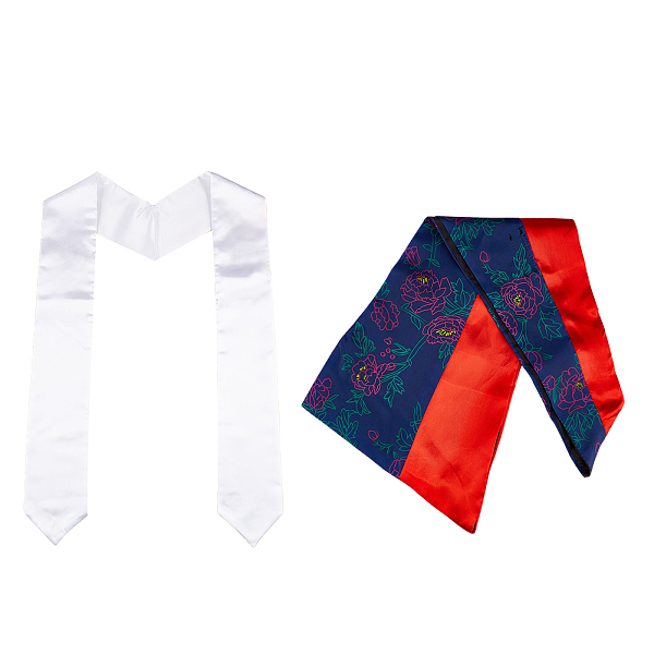 Superfindings 178cm Graduation Honor Stole Set 12cm Wide Sublimation 