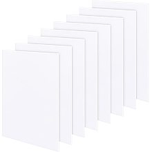 BENECREAT 8 Sheets 2mm A4 White Foam Expanded Sheet, for Signage Displays and Digital Screen Printing, 11.8x7.8inch