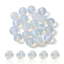 Honeyhandy 20Pcs Opalite Round Beads, 6mm, Hole: 1mm