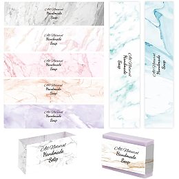 9 Styles Blue Soap Wrapper 90pcs Soap Tape Labels Geometric