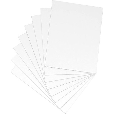 Pandahall Elite 8pcs Blank Metal Card Aluminium Panel Sublimation Blanks Anodized Plate for DIY Laser Printing Engraving Custom Engrave Color Print, 4.5x6x0.1cm/ 1.57x2.55x0.039