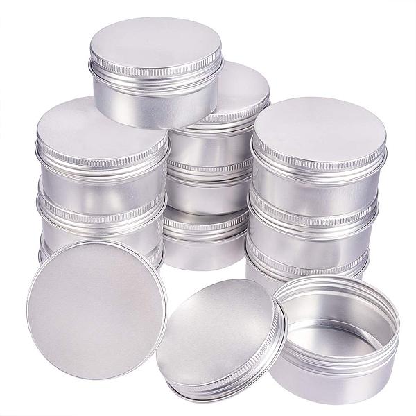 BENECREAT 12 Pack 2.7 OZ Tin Cans Screw Top Round Aluminum Cans Screw ...