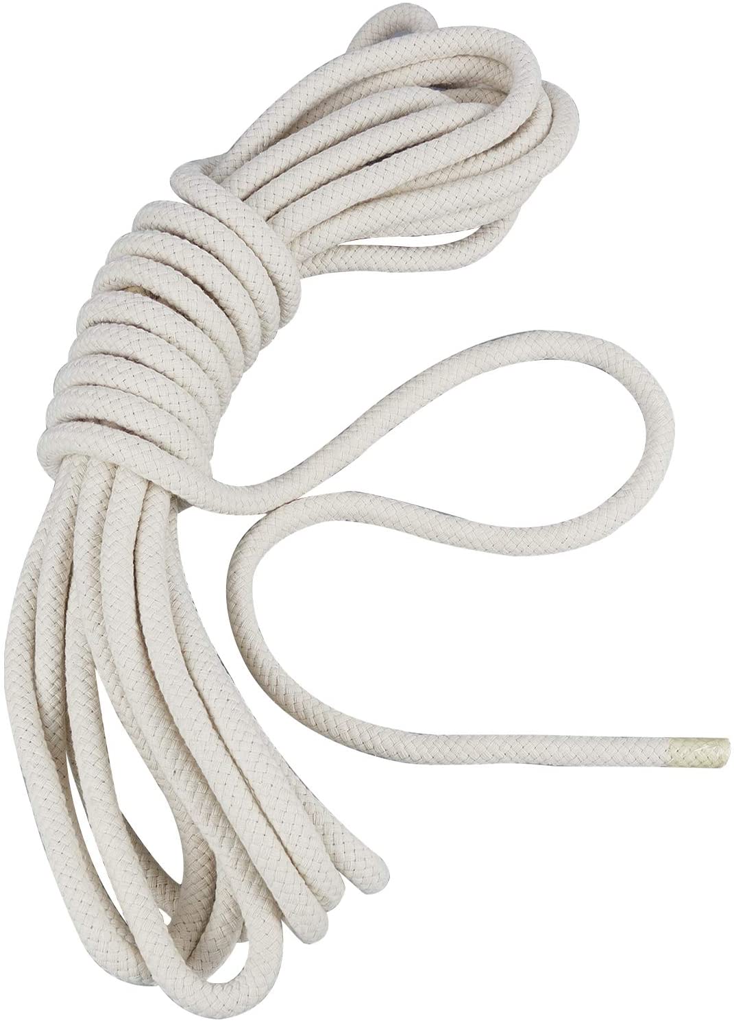 OLYCRAFT 32 Feet Braided Cotton Rope 8mm Cotton Cord Clothesline