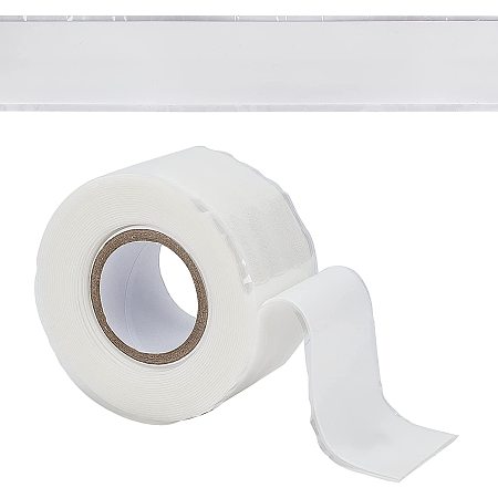 GORGECRAFT Self Fusing Silicone Tape Bike Handlebar Tapes Non-Slip and Wear-Resistant Bicycle Sealing Grips Accessories Bar Wrap for Road Bike Electrical Wires 10 Feet 1 Inch(White)