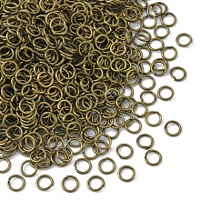 Honeyhandy Iron Open Jump Rings, Round Ring, Antique Bronze, 21 Gauge, 5x0.7mm, Inner Diameter: 3.6mm