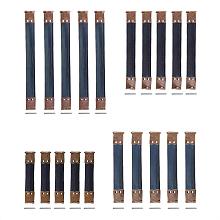 PandaHall Elite 40 pcs 4 Sizes 6"/4.7"/4"/3" Metal Internal Flex Frame Kiss Clasp for Bag Coin Purse DIY Handbag Hinges, Antique Bronze