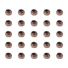 ARRICRAFT 10g Antique Bronze Brass Crimp End Beads Jewelry Findings, Nickel Free, , about 2mm diameter, hole: 1.2mm