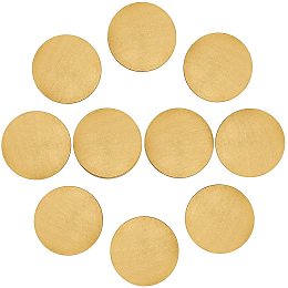 CHGCRAFT 10Pcs Copper Blank Stamping Tag Pendants Brass Tag Charms for Making Stamping Bracelet Necklace Pendant Jewelry DIY Craft Bracelet Necklace Earring