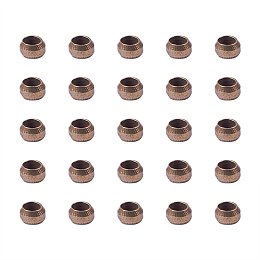 ARRICRAFT 10g Antique Bronze Brass Crimp End Beads Jewelry Findings, Nickel Free, , about 2mm diameter, hole: 1.2mm