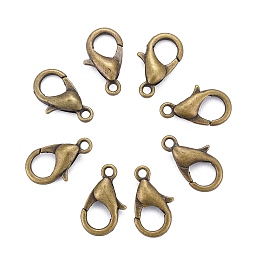 Golden Lobster Claw Clasp for jewellery making Size 12mm Nickel Set of 8 Lead & Cadmium Free
