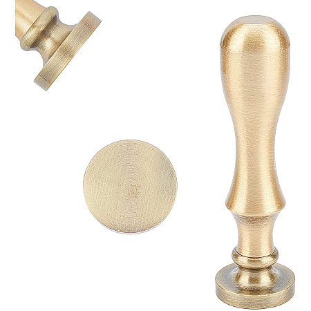 CRASPIRE Blank Wax Seal Stamp Head Replacement Sealing Stamp Heads Set Removable Sealing Brass Stamp Head for Decorating Wedding Letters Invitations Envelopes Gift Packing