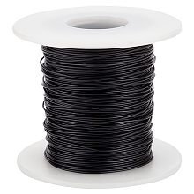 BENECREAT 20 Gauge Aluminum Craft Wire, 262 Feet Bendable Metal Wire Jewelry Wire for Jewelry Making, Sculpting, Bike Modelling Skeleton Crafting Floral Making, Black