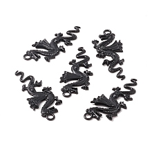 Honeyhandy Alloy Pendents, Pterosaur, Electrophoresis Black, 48x20x2mm, Hole: 3mm