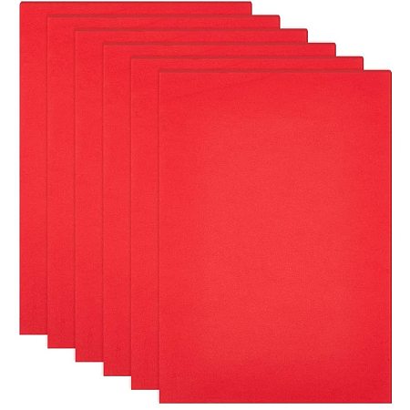 BENECREAT 10PCS 1mm Thick Self-Adhesive Foam Sheet 8.3x11.8 Insulation Foam for Vase Decor, Containers and Furniture Protection, Red
