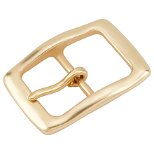 GORGECRAFT 2.19x 2.99 Inch Metal Roller Buckles Light Gold Multi-Purpose Single Prong Square Brass Buckles for Men Women Belts Bags Ring Hand Keychains Dog Leash Home DIY Leather Crafts Hardware